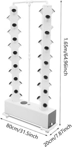 Hydroponic Growing System Kit, 56-Plant Hydroponic Tower Indoor Herb Garden - Image 6