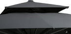 Outsunny 10ft Offset Patio Umbrella, Hanging Cantilever Umbrella, Square Shape - Image 9