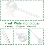 10 Pcs Clear Plant Watering Globes, Plastic Self-Watering Bulbs, Flower - Image 3