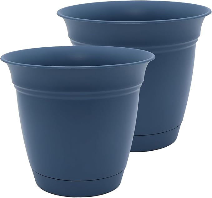The HC Companies 10 Inch Eclipse Round Planter Pots by TheHCCompanies