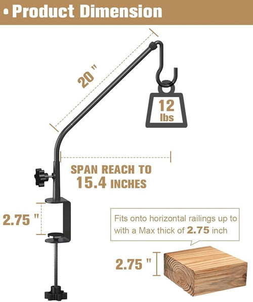 20 Inch Extended Reach Deck Hook Hanger - Image 2
