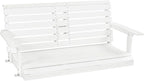 Poly Lumber 2-Seat Porch Swing, HIPS 4.5-Feet Bench Swing - Image 8