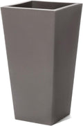 Step2 Tremont Tall Square Tapered Planter, Indoor/Outdoor Plants, Efficient by Step2