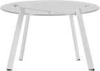 Grand patio 28-inch Outdoor Steel Coffee Table, Round Patio Side Table - Image 9