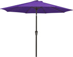 MEWAY 9ft Patio Umbrella Outdoor Table Umbrellas by MEWAY