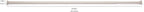 Amazon Basics No Drill Adjustable Indoor Outdoor Tension Curtain Rod, 54-90" - Image 6