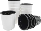 OJYUDD 8 Pack 4 Inch Self Watering Plastic Planter - Image 6