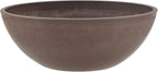 PSW Pot Collection M25C 10-inch Plastic/Stone/Wood Composite Low Bowl Planter – by PSW