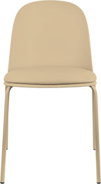 2xhome Parent Modern Stackable Armless Dining Chair | Plastic Shell Seat - Image 4