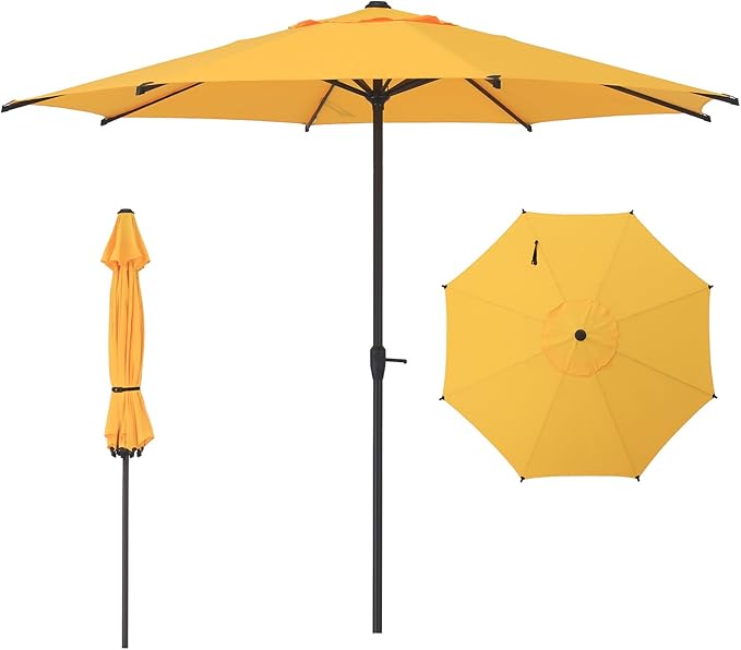 Abba Patio 9FT Lyon Outdoor Patio Umbrella Outdoor Table Umbrella by AbbaPatio