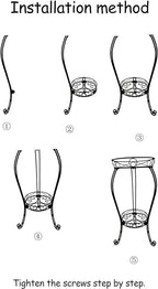 28.4 inches Tall Metal Plant Stand 11.8 Dia - Image 7