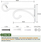 2Pack 6 Inch Plant Hangers for Hanging Baskets, Hanger for Indoor and Outdoor - Image 3