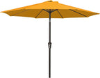 MEWAY 9ft Patio Umbrella Outdoor Table Umbrellas by MEWAY