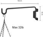 15" 360° Swivel Plant Hanger - Image 2