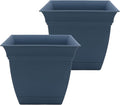 The HC Companies 12 Inch Eclipse Square Planter Pots by TheHCCompanies
