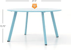 Grand patio Round Coffee Table, Weather Resistant Patio Side Table, Outdoor - Image 3