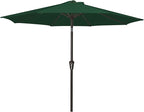 MEWAY 9ft Patio Umbrella Outdoor Table Umbrellas by MEWAY