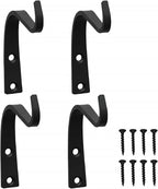 Cast Iron Plant Hooks for Hanging Baskets Indoor, Heavy Duty Plant Hangers by HERNGEE