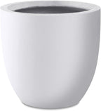 Kante 14 Inch Dia Round Concrete Planter, Indoor Outdoor Large Plant Pot by Kante