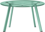Grand Patio Round Steel Patio Coffee Table, Weather Resistant Outdoor Large - Image 8