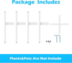 Heavy Plant Stand for 10"-16" Plant Pot Indoor Outdoor Corner, Adjustable Metal - Image 4