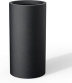 Kante 27.8 Inch Tall Cylindrical Planter, Large Round Plant Pots by Kante