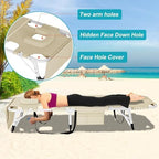 ABORON 3-in-1 Sun Tanning Chair – Oversized Folding Chaise Lounge - Image 8