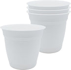 The HC Companies 6 Inch Eclipse Round Planter Pots by TheHCCompanies