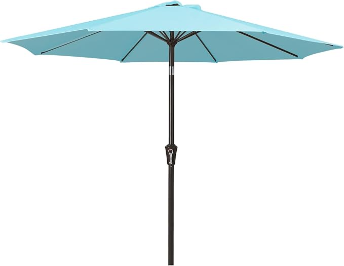 MEWAY 9ft Patio Umbrella Outdoor Table Umbrellas by MEWAY