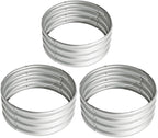 2x2x1ft-3pcs-Oval Raised Garden Bed Kit, Galvanized Planter Garden Boxes Outdoor by kingddeergardenbed