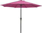 MEWAY 9ft Patio Umbrella Outdoor Table Umbrellas by MEWAY