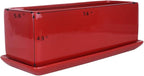 Vencer 14 Inch Rectangular Modern Minimalist Ceramic Succulent Planter Pot - Image 4