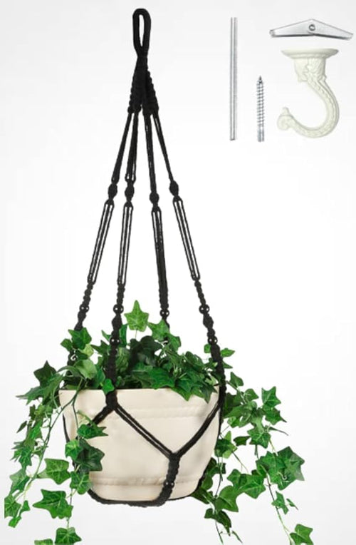 43 Inches Macrame Planter Hanger Large by Shineloha