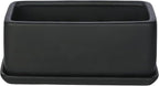 MyGift 10 Inch Matte Black Ceramic Indoor Plant Pot Succulent Planter, - Image 4
