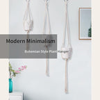 6 Pack Macrame Plant Hanger, Indoor Hanging Plants Holder, 3 Sizes 39"/31"/23" - Image 2