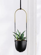 Metal Hanging Planter for Indoor Outdoor Plants Wall and Ceiling Hanging Flower by ABETREE