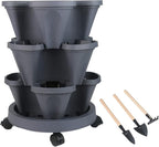 DUNCHATY Stackable Planter, Vertical Garden Planter by DUNCHATY