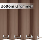 NICETOWN Waterproof Weighted Outdoor Curtains Grommet Top & Bottom 2 Panels - Image 6