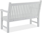 Psilvam 2-Person Poly Lumber Outdoor Bench - Image 3