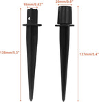 Litoexpe 8 Pack Metal Solar Lights Stake, Replacement Spike Ground Stake - Image 2