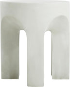 Christopher Knight Home Ottilie Outdoor Side Table, Lightweight Concrete Garden - Image 4