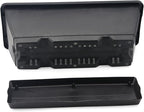 LEXININ 6 Pack 17 Inch Black Plastic Rectangular Window Planter Box, Window - Image 4