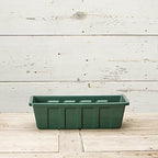 Root & Vessel, Poly-Pro Plastic Flower Box Planter, Hunter Green - Image 2