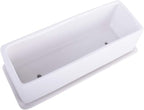Vencer 12 Inch Rectangular Modern Minimalist Ceramic Succulent Planter Pot - Image 5