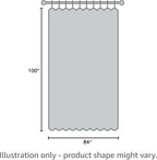 NICETOWN Outdoor Curtain for Patio Waterproof Extra Wide 100", 1 Piece - Image 10