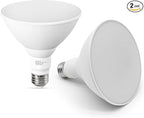 PAR38 LED Outdoor Flood Light Bulbs, 100W Equivalent, 3000K Warm White by GvvooHome