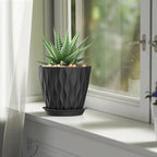 7 Inch Plant Pots 5 Pack, Flower Planters - Image 7