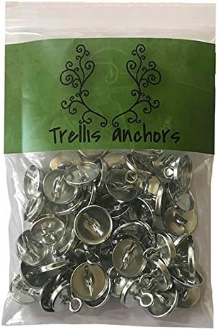 100-Piece Anchors for Trellis, Wall Climbing Plants, Lighting Strip by Trellis+Anchors