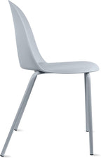 2xhome Modern Stackable Armless Dining Chair | Plastic Shell Seat - Image 6