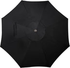 Blissun 9' Outdoor Patio Umbrella, Outdoor Table Umbrella, Yard Umbrella - Image 4